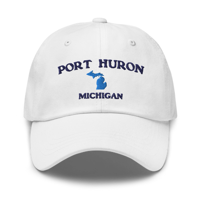 'Port Huron Michigan' Dad Hat (w/ Michigan Outline)