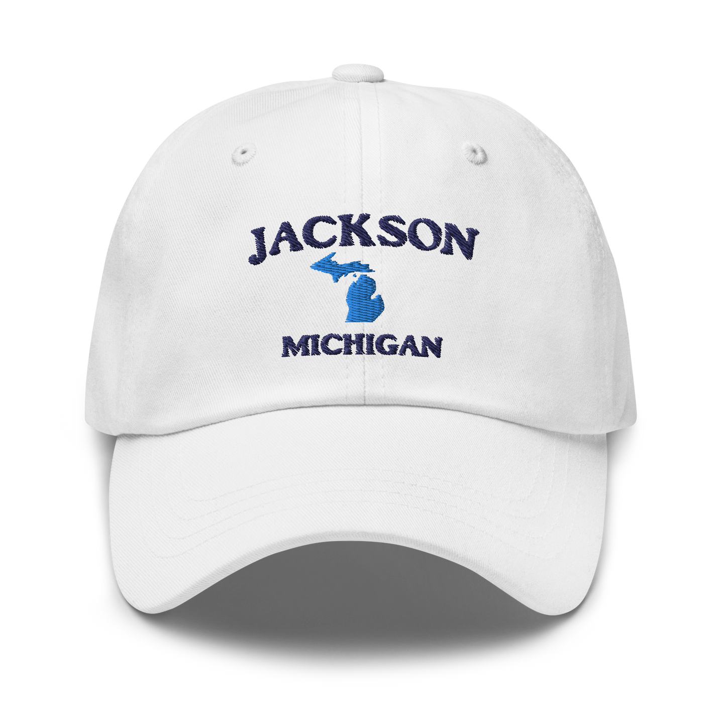 'Jackson Michigan' Dad Hat (w/ Michigan Outline)