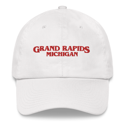 'Grand Rapids Michigan' Dad Hat (1980s Drama Parody)