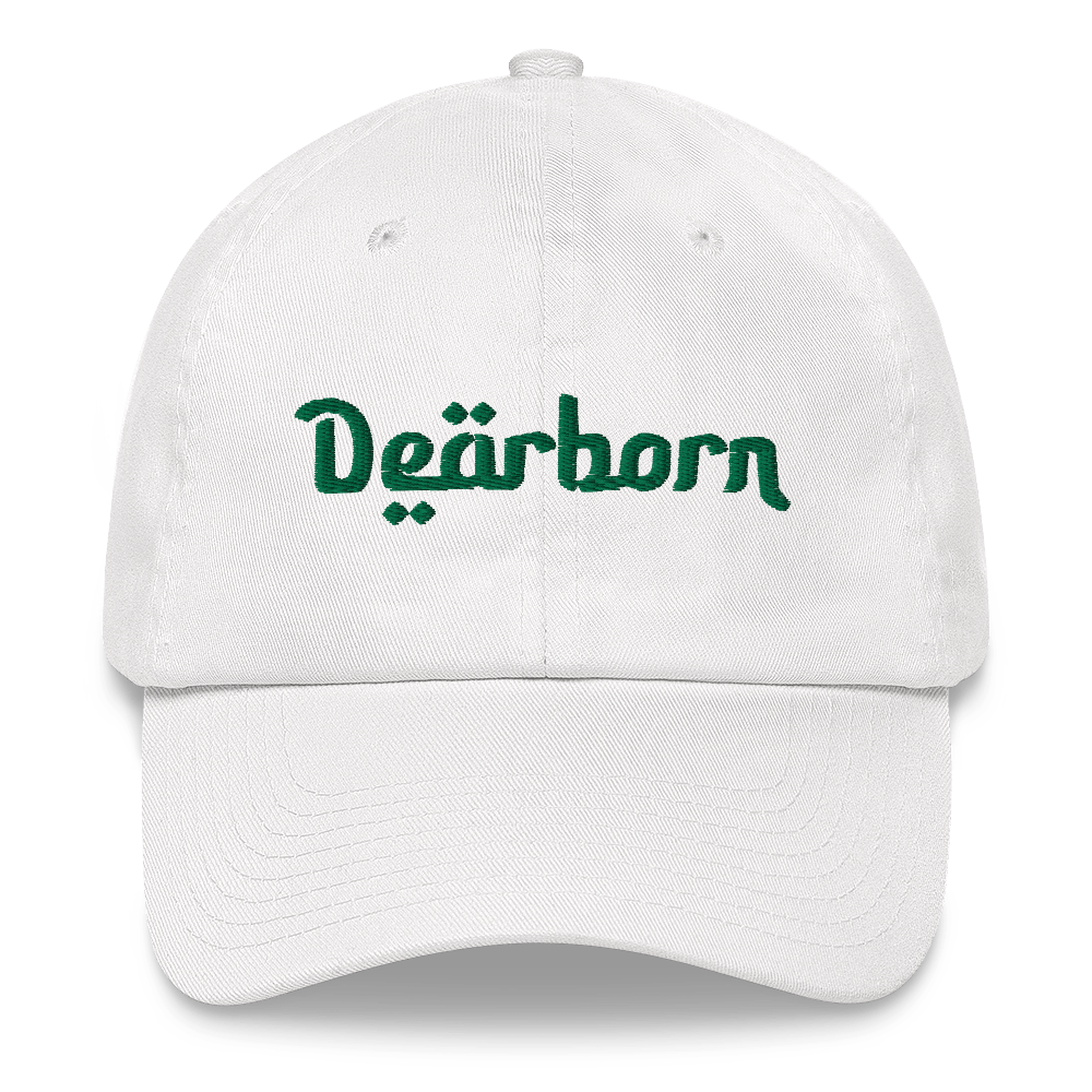 'Dearborn' Dad Hat | Green/White Embroidery