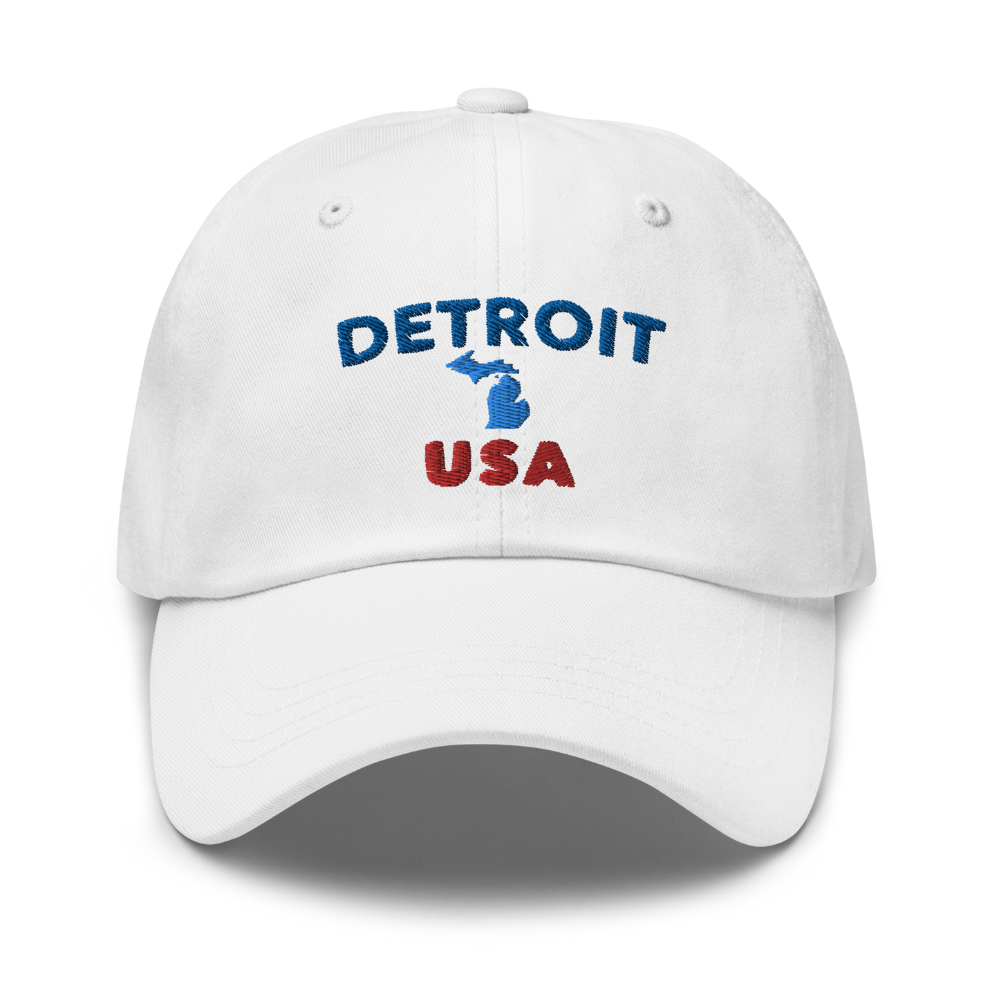 'Detroit USA' Dad Hat (w/ Michigan Outline)