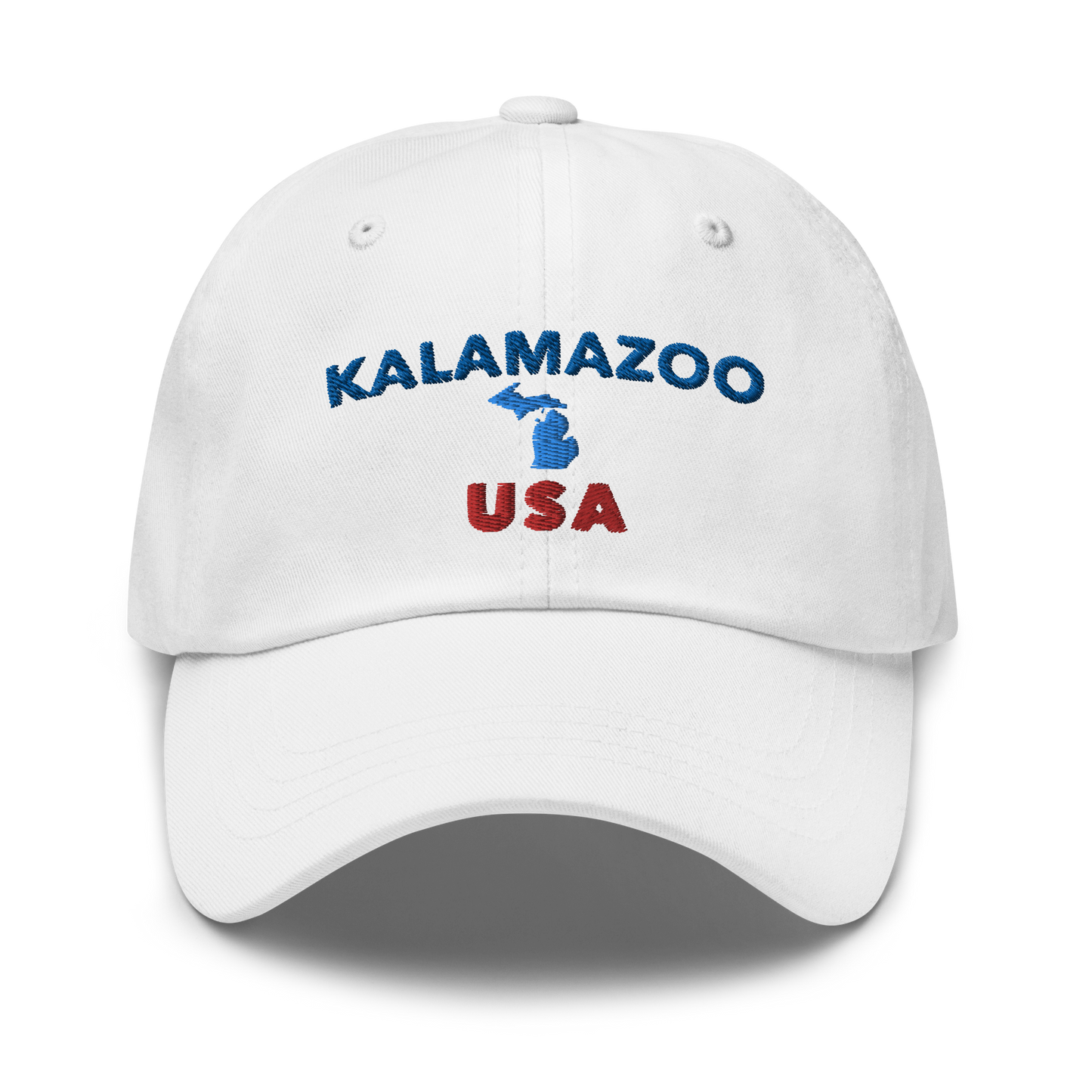 'Kalamazoo USA' Dad Hat (w/ Michigan Outline)