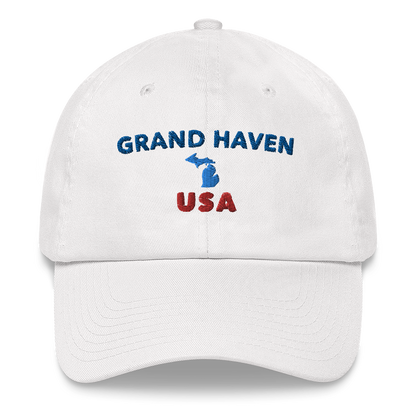 'Grand Haven' Dad Hat (w/Michigan Outline)