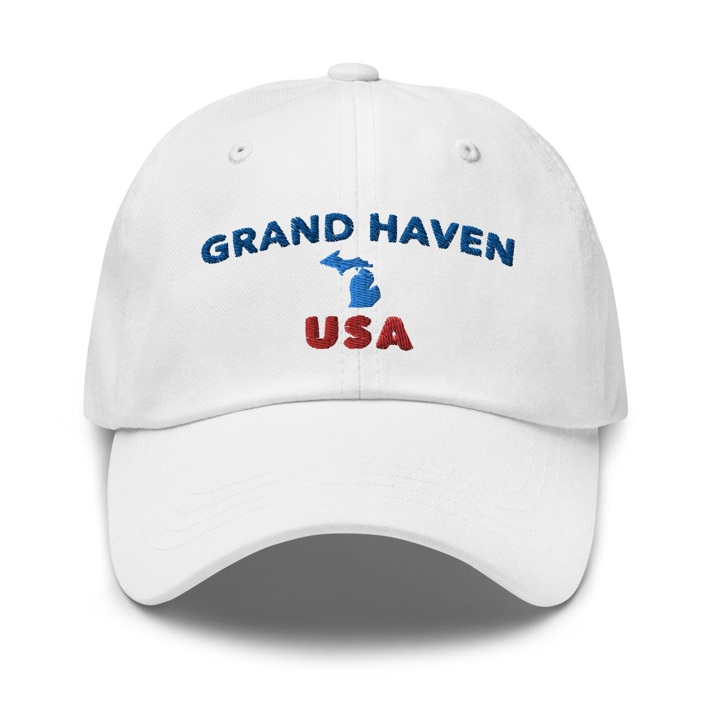 'Grand Haven' Dad Hat (w/Michigan Outline)