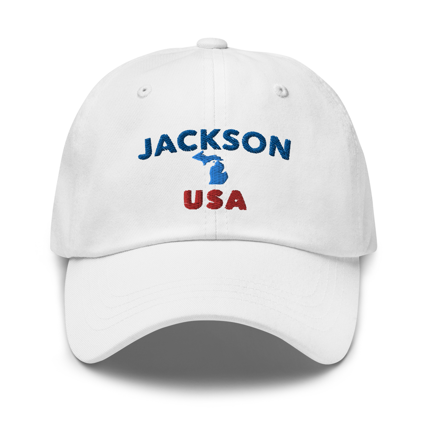 'Jackson USA' Dad Hat (w/ Michigan Outline)