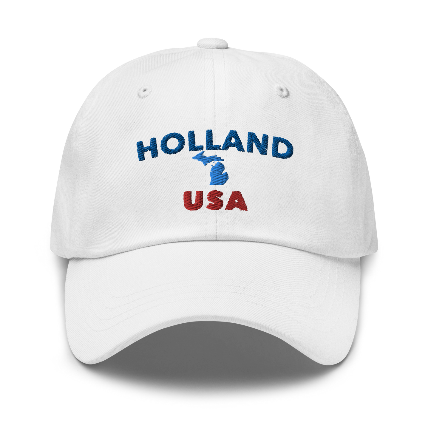 'Holland USA' Dad Hat (w/ Michigan Outline)