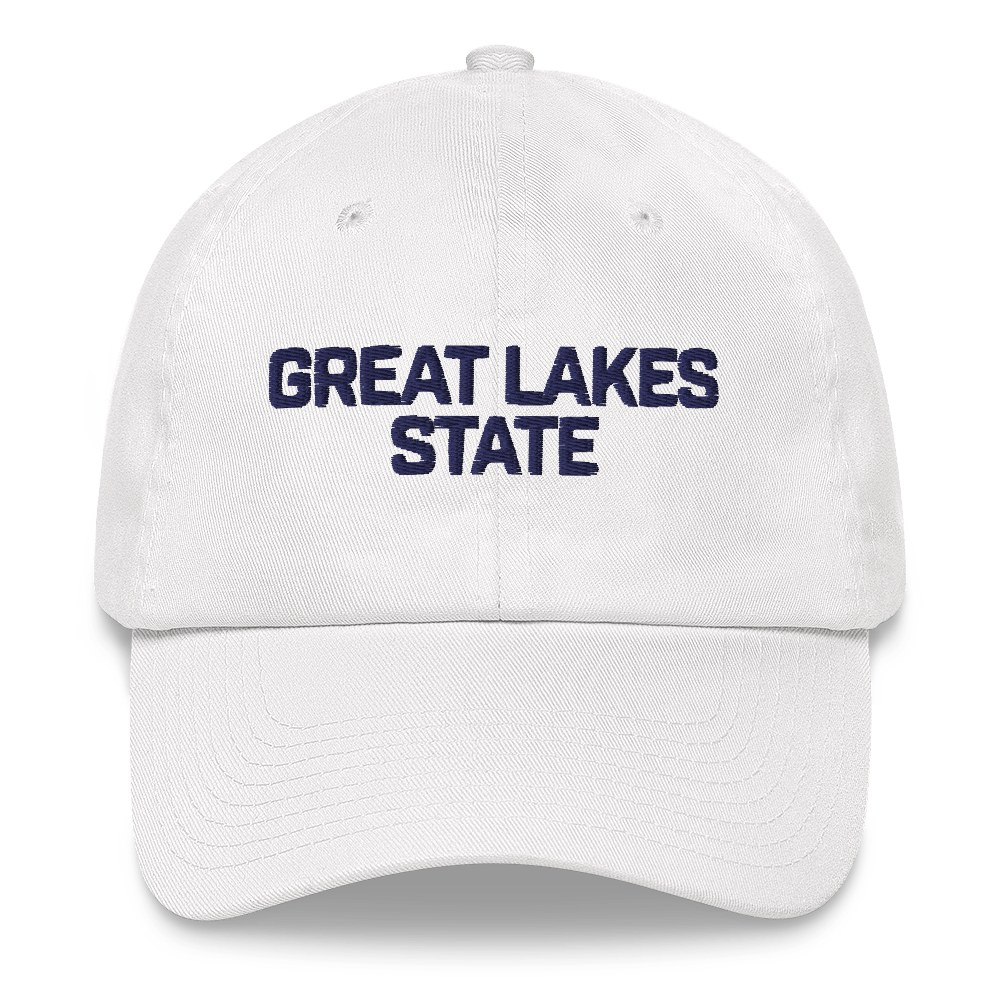 Michigan 'Great Lakes State' Dad Hat (Maritime Font)