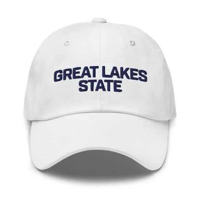 Michigan 'Great Lakes State' Dad Hat (Maritime Font)