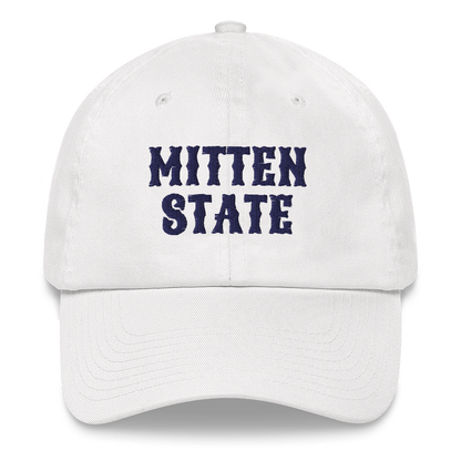 Michigan 'Mitten State' Dad Hat (Western Font)