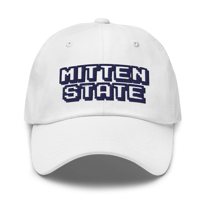 Michigan 'Mitten State' Dad Hat (Arcade Font)