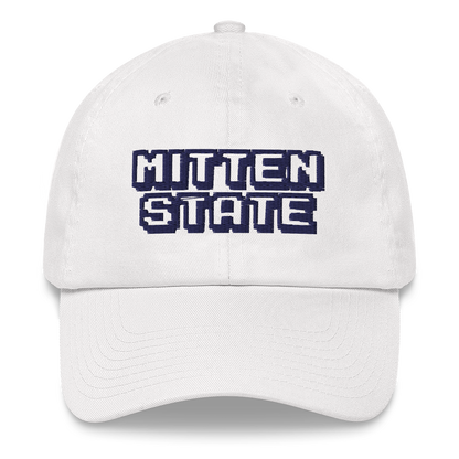 Michigan 'Mitten State' Dad Hat (Arcade Font)