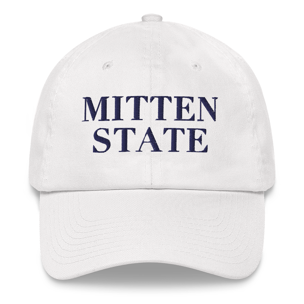 Michigan 'Mitten State' Dad Hat (Didone Font)