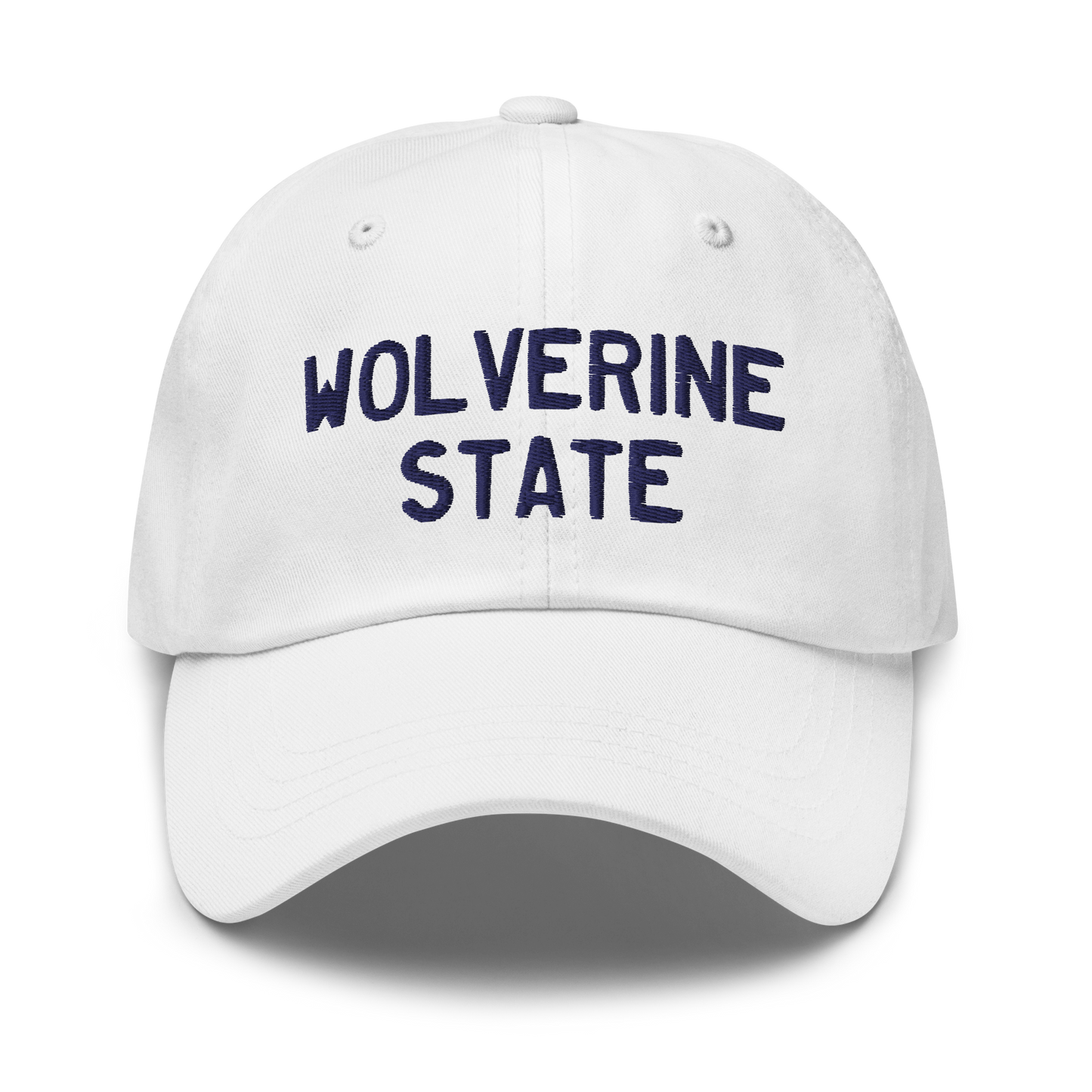 Michigan 'Wolverine State' Dad Hat (Licence Plate Font)