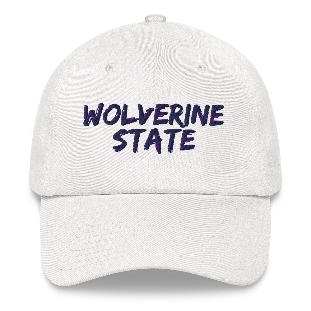 Michigan 'Wolverine State' Dad Hat (Angry Brush Font)