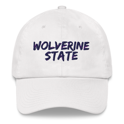 Michigan 'Wolverine State' Dad Hat (Angry Brush Font)