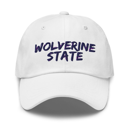 Michigan 'Wolverine State' Dad Hat (Angry Brush Font)