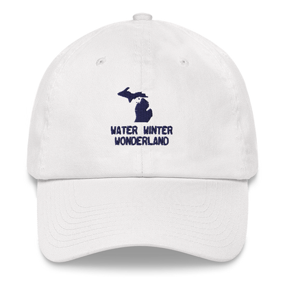 'Water Winter Wonderland' Dad Hat (w/ Michigan Outline)