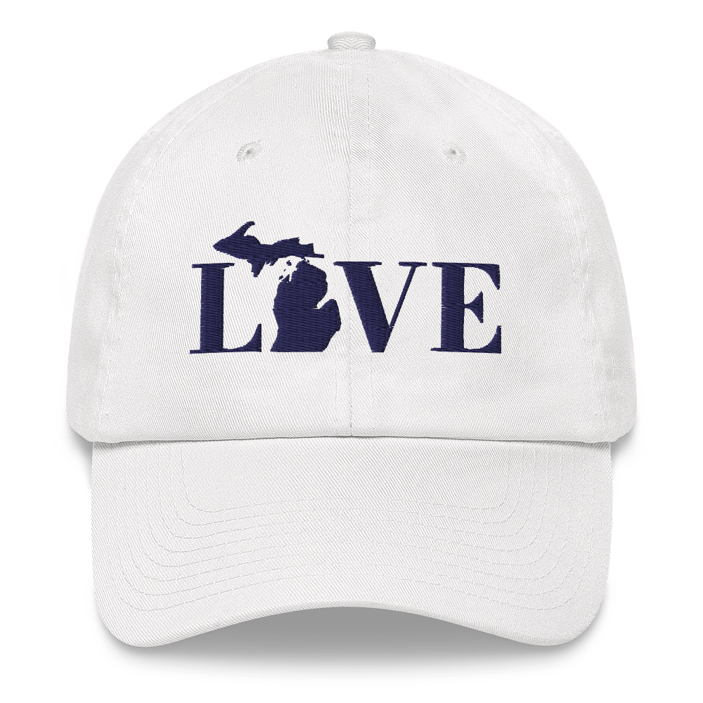 Michigan 'Love' Dad Hat (Didone Font)