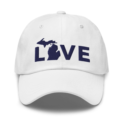 Michigan 'Love' Dad Hat (Geometric Sans Font)