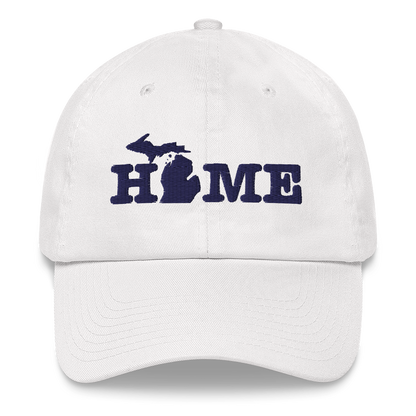 Michigan 'Home' Dad Hat (Typewriter Font)