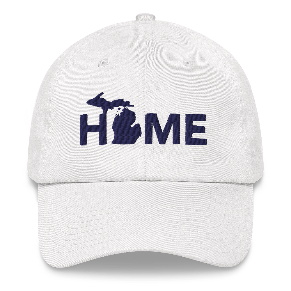 Michigan 'Home' Dad Hat (Geometric Sans Font)