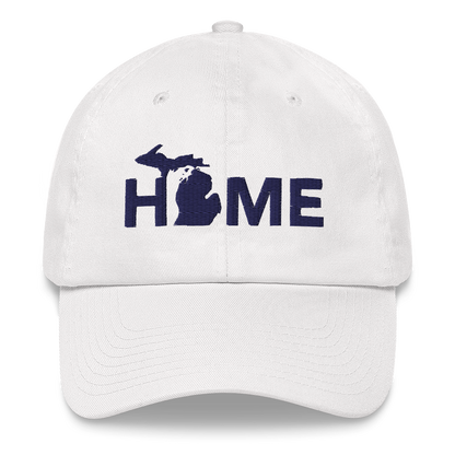 Michigan 'Home' Dad Hat (Geometric Sans Font)