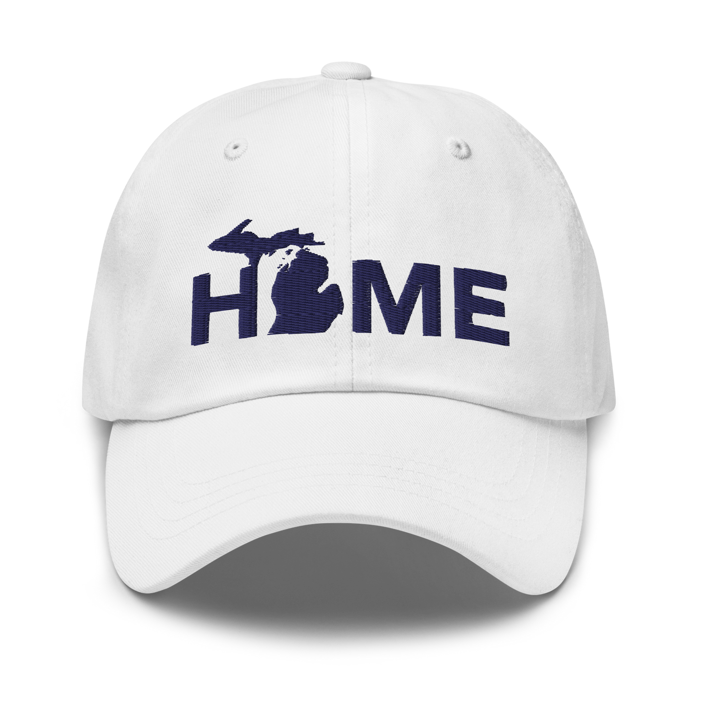 Michigan 'Home' Dad Hat (Geometric Sans Font)