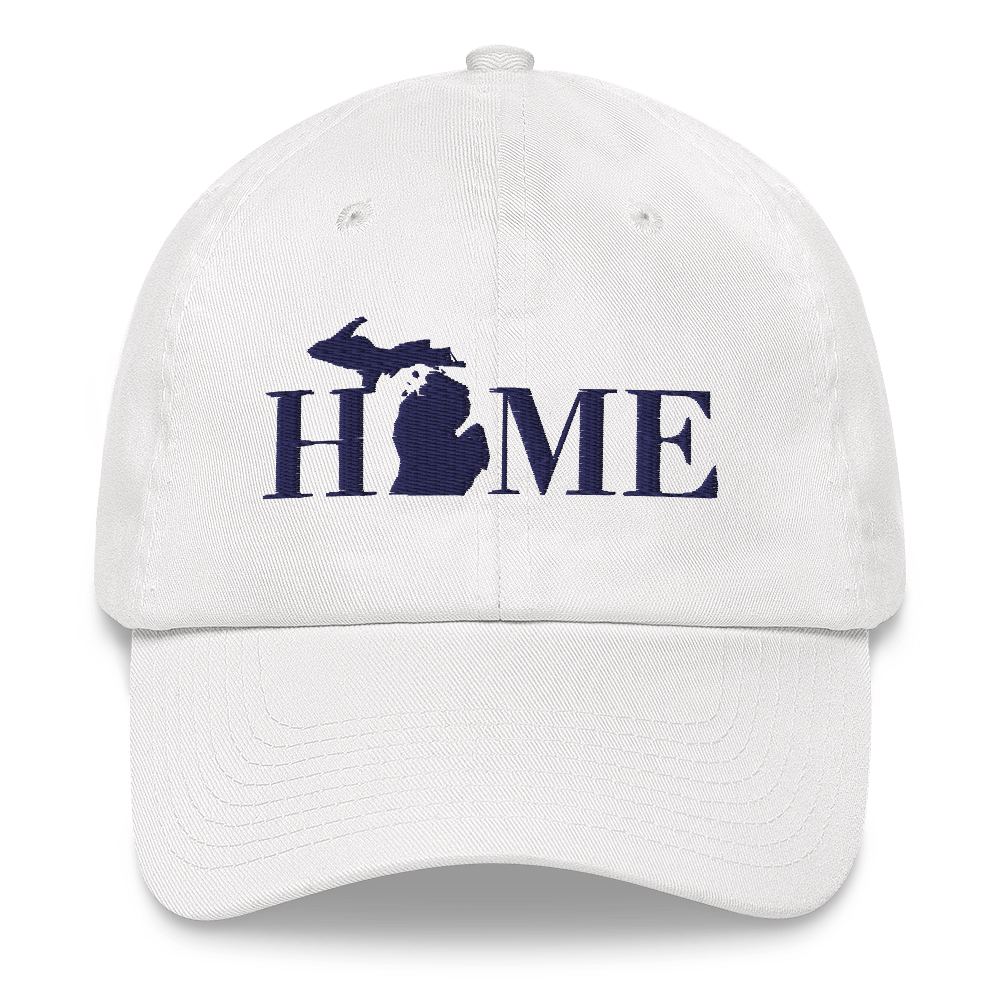 Michigan 'Home' Dad Hat (Didone Font)