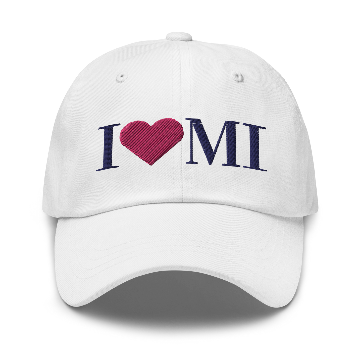 Michigan 'I ❤️ MI' Dad Hat (Didone Font)