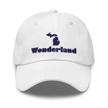 Michigan 'Wonderland' Dad Hat (Art Deco Font)