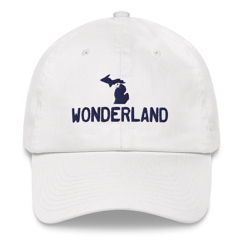 Michigan 'Wonderland' Dad Hat (Licence Plate Font)