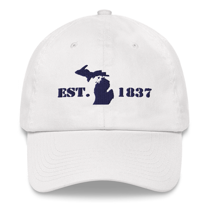 Michigan 'EST 1837' Dad Hat (Army Font)