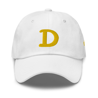 Detroit 'Old French D' Dad Hat (w/ Side Design) | Gold Embroidery