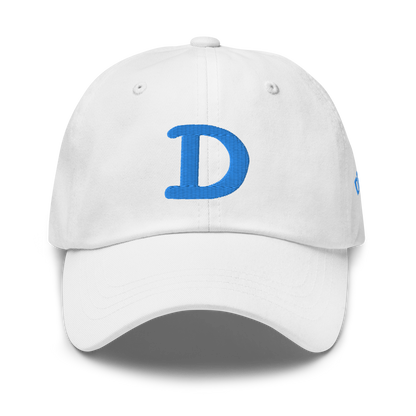 Detroit 'Old French D' Dad Hat (w/ Side Design) | Azure Embroidery