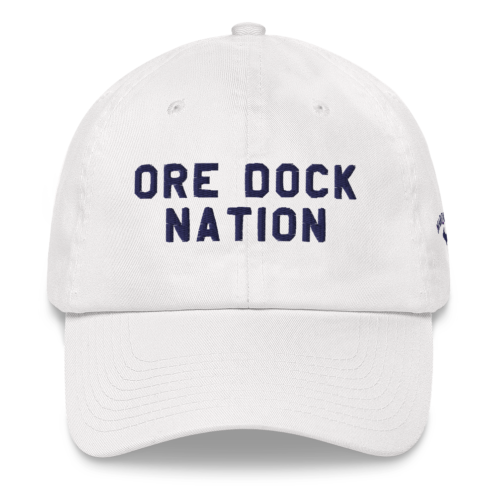 'Ore Dock Nation' Dad Hat (w/ 'Marquette' & UP Outline)