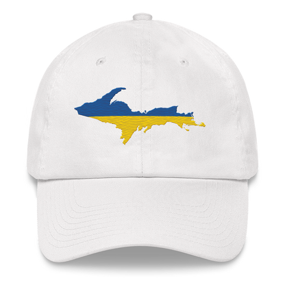 Michigan Upper Peninsula Dad Hat (Ukraine Edition)