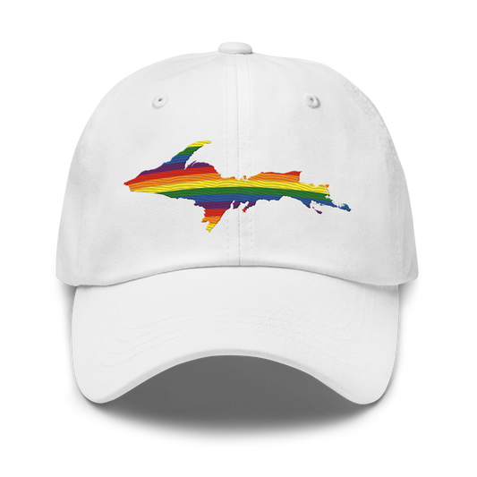 Michigan Upper Peninsula Dad Hat (Pride Edition)