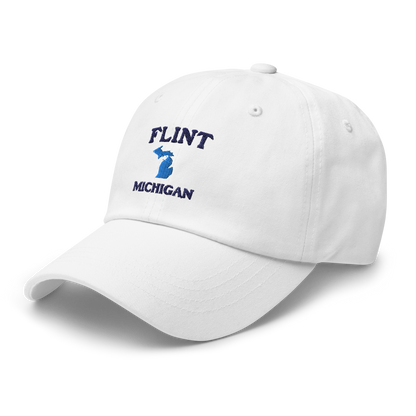 'Flint Michigan' Dad Hat (w/ Michigan Outline)