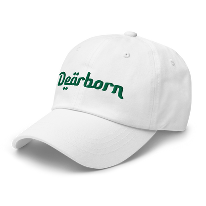 'Dearborn' Dad Hat | Green/White Embroidery