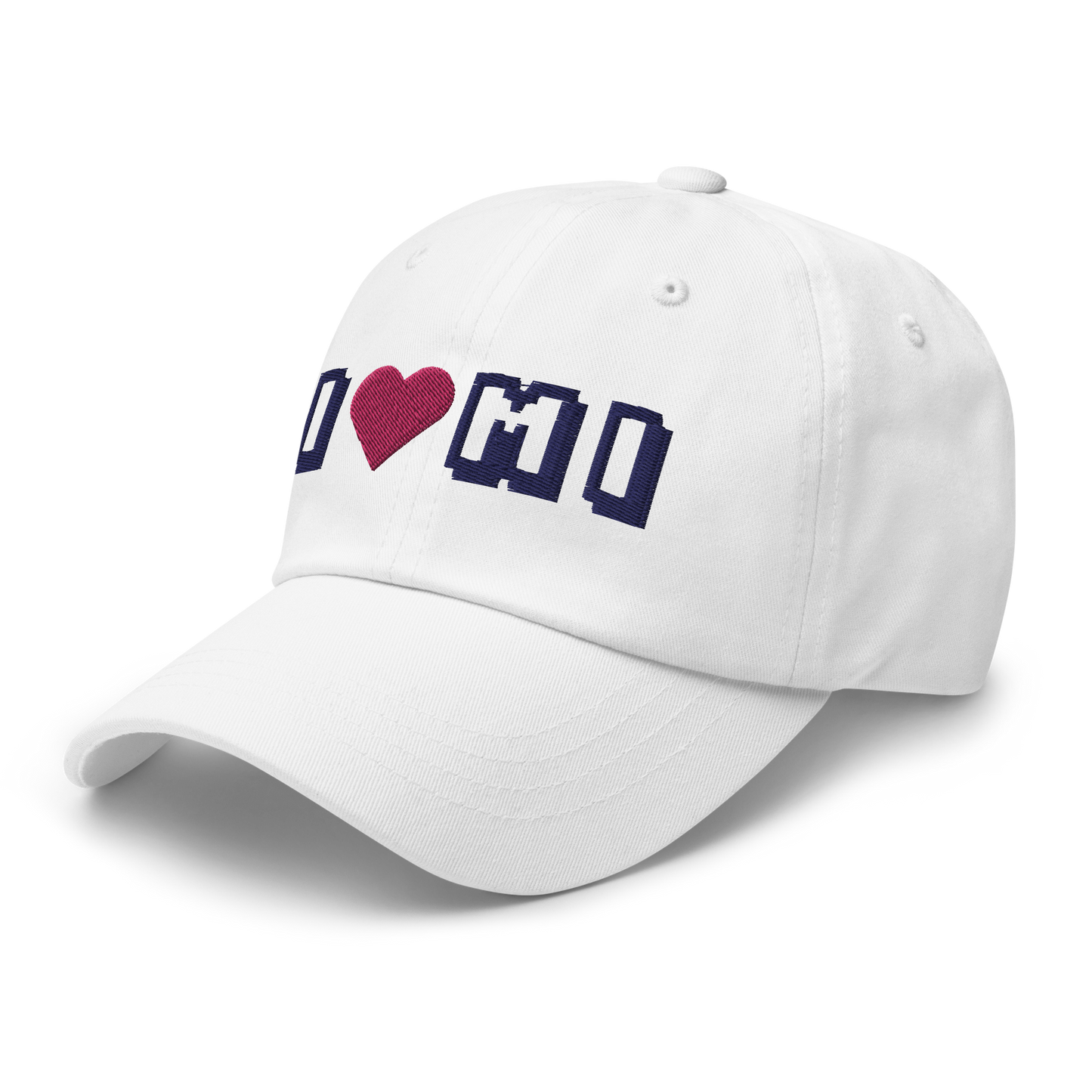 Michigan 'I ❤️ MI' Dad Hat (Arcade Font)