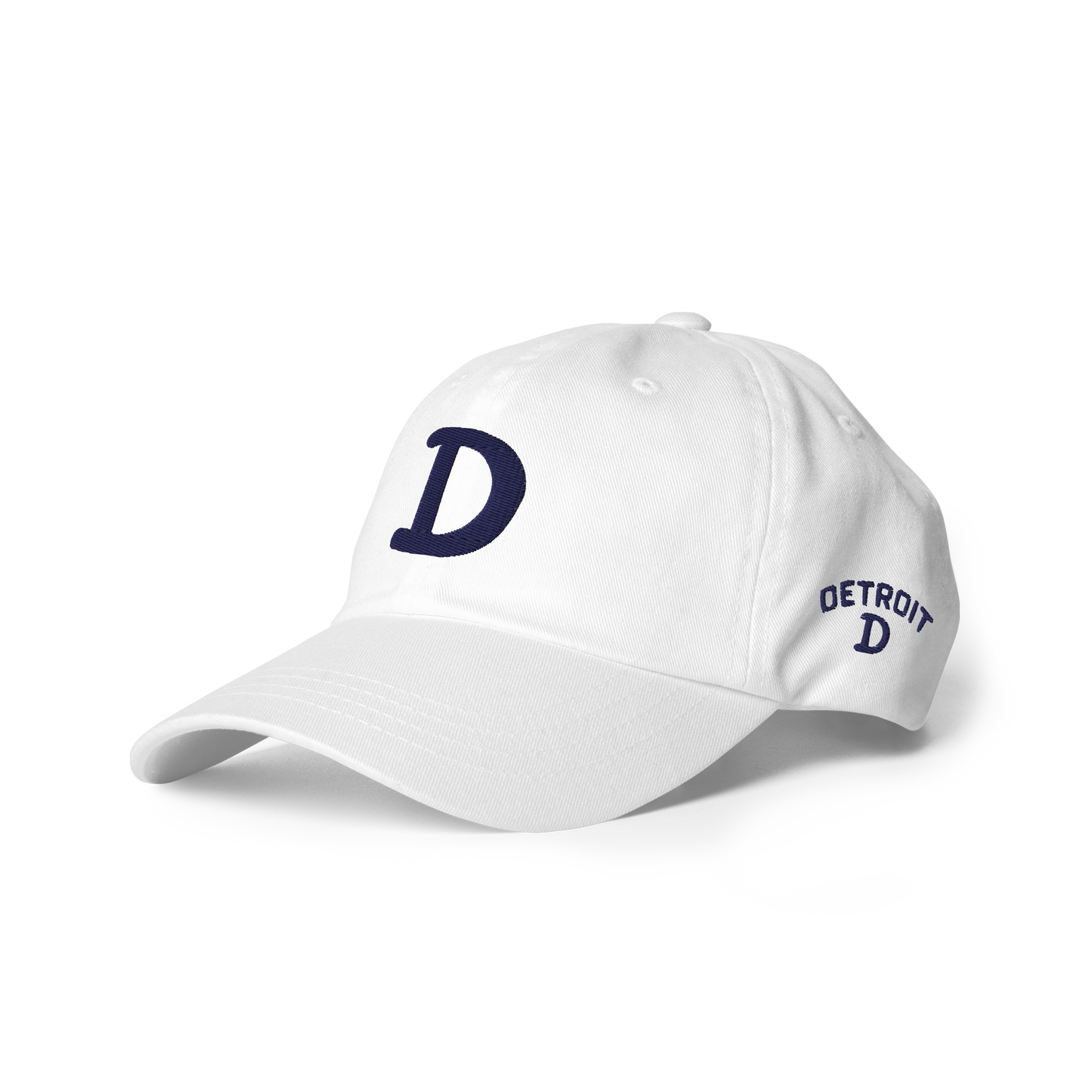 Detroit 'Old French D' Dad Hat (w/ Side Design)