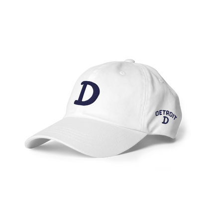 Detroit 'Old French D' Dad Hat (w/ Side Design)