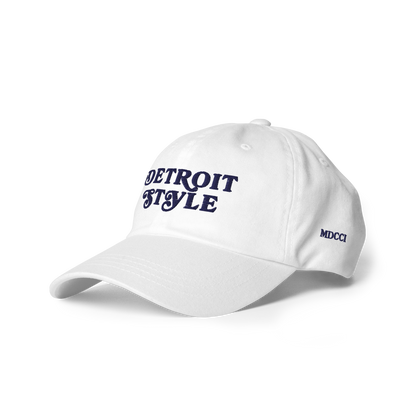 'Detroit Style' Dad Hat (w 'MDCCI' Side Design)