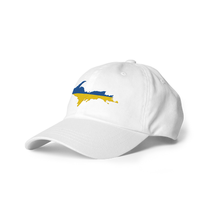 Michigan Upper Peninsula Dad Hat (Ukraine Edition)