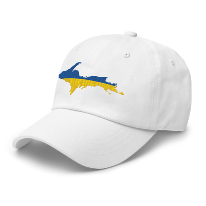 Michigan Upper Peninsula Dad Hat (Ukraine Edition)