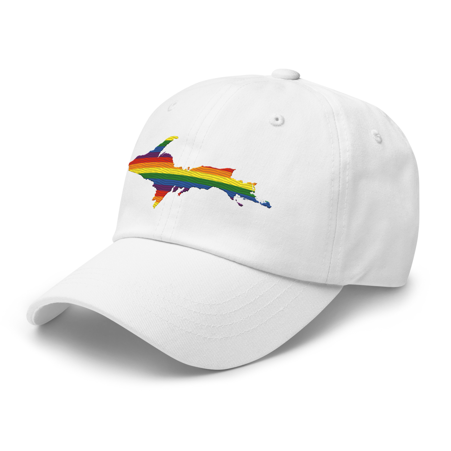 Michigan Upper Peninsula Dad Hat (Pride Edition)