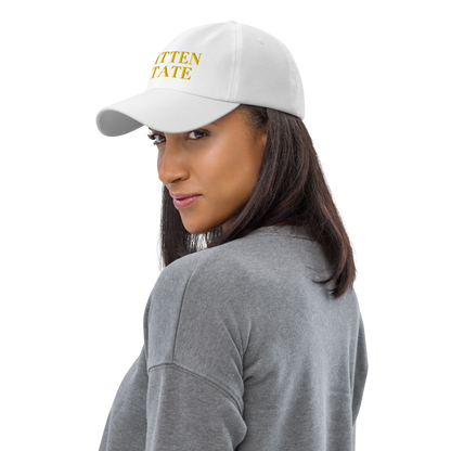 Michigan 'Mitten State' Dad Hat (Didone Font) | Gold Embroidery