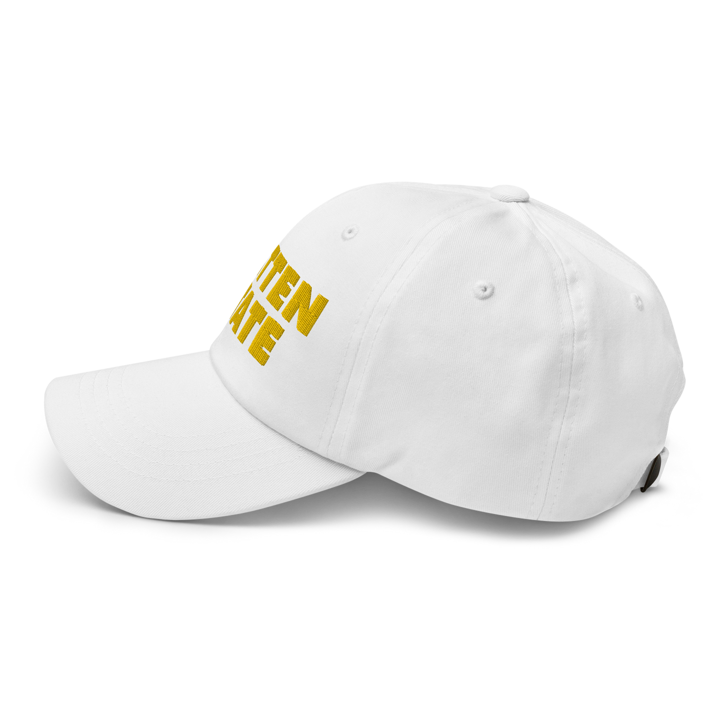 Michigan 'Mitten State' Dad Hat (Geometric Sans Font) | Gold Embroidery