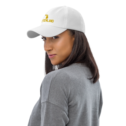 Michigan 'Mittenland' Dad Hat | Gold Embroidery