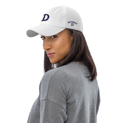 Detroit 'Old French D' Dad Hat (w/ Side Design)